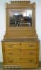  Oak Eastlake Marble Top Dresser 