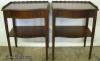  Pair Mahogany Lamp Tables 