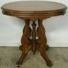  Victorian Walnut Lamp Table 