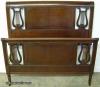  Mahogany Twin Bed 