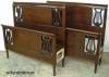  Mahogany Twin Beds 