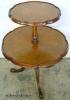  Inlaid Mahogany Tier Table 
