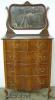  Mahogany Chest Mirror 