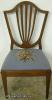  Mahogany Inlaid Needlepoint Dining Chair 