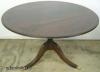  Mahogany Round Inlaid Dining Table 