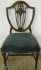  Ornate Mahogany Shieldback Desk Chair 