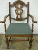  Ornate Walnut Dining Chair 