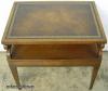  Weiman Mahogany Leather Top Table 