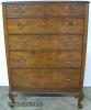 French Burl Walnut Chest 