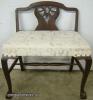  Mahogany Ball Claw Vanity Bench 