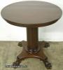  Mahogany Paw Foot Lamp Table 