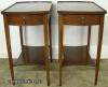 Pair Mahogany Lamp Tables 