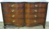  Drexel 8 Drawer Mahogany Double Dresser 
