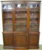  Mahogany Flat Glass Breakfront 