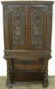  Ornate Walnut Cabinet 