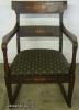  Inlaid Mahogany Rocker 
