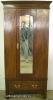  Inlaid Ribbon Mahogany Armoire 