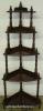  Mahogany Corner Curio Shelf 