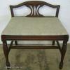  Mahogany Vanity Bench 