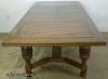  Ornate Oak Dining Table 