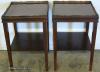  Pair Mahogany Lamp Tables 