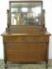 Walnut Empire Dresser Mirror Walnut Empire Dresser Mirror