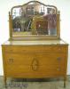 Walnut Inlaid Dresser Walnut Inlaid Dresser