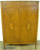 Walnut Inlaid Wardrobe Walnut Inlaid Wardrobe