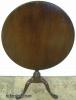 Walnut Tilt Top Bird Cage Table Walnut Tilt Top Bird Cage Table