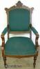 Walnut Victorian Parlor Chair Walnut Victorian Parlor Chair
