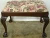  Mahogany Ball Claw Vanity Bench 