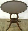  Mahogany Lyre Base Table 