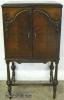  Burl Walnut Radio Cabinet 