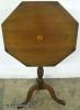  Inlaid Cherry Tilt Top Table 