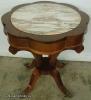  Mahogany Marble Top Lamp Table 