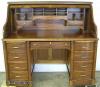  National Mt Airy Cherry Rolltop Desk 