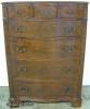  Ornate Flame Mahogany Chest 