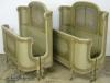  Pair Paint Decorated Twin Beds 