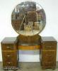  Walnut Art Deco Vanity 