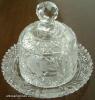  Crystal Butter Dish 