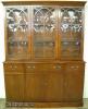  Mahogany Bubble Glass Breakfront 