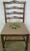  Mahogany Needlepoint Dining Chair 