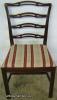  Mahogany Ribbon Back Dining Chair 