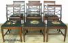  Set Mahogany Needlepoint Dining Chairs 