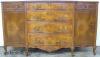  French Style Burl Walnut Sideboard 