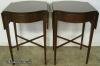  Pair Mahogany Drop Leaf Lamp Tables 