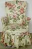  Upholstered Boudoir Chair With Arms 