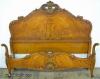 Ornate Shell Carved Inlaid Bed Ornate Shell Carved Inlaid Bed