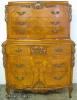 Ornate Shell Carved Inlaid Chest Ornate Shell Carved Inlaid Chest
