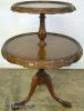  Mahogany 2 Tier Table 